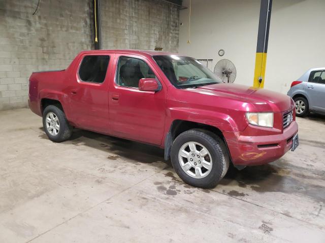 2HJYK16536H517704 - 2006 HONDA RIDGELINE RTL BURGUNDY photo 4