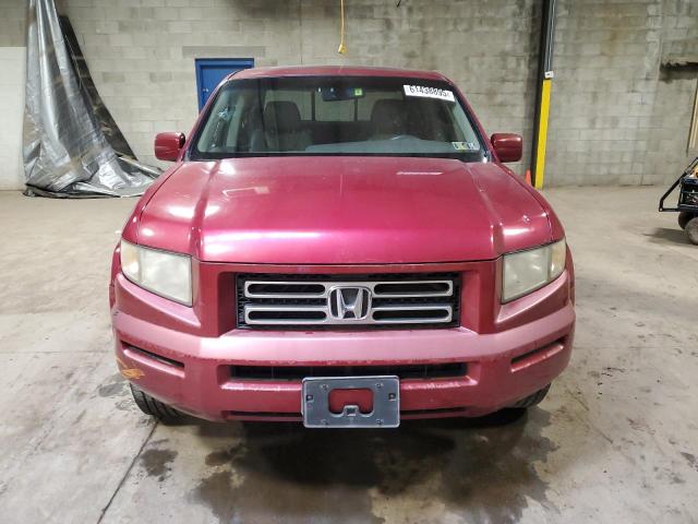 2HJYK16536H517704 - 2006 HONDA RIDGELINE RTL BURGUNDY photo 5