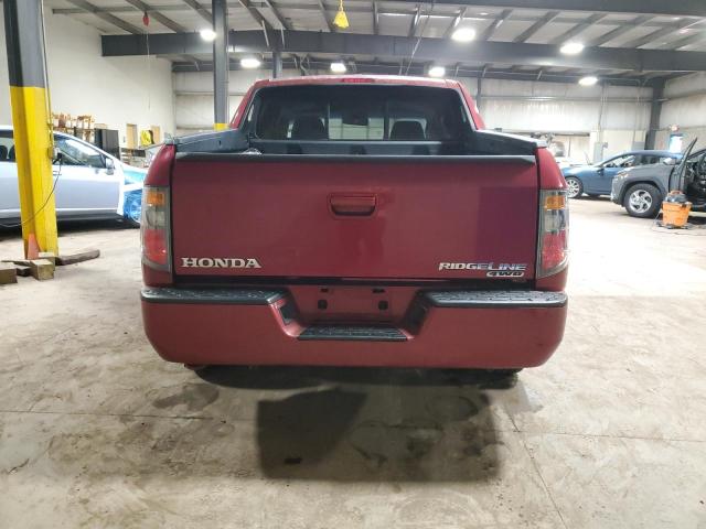 2HJYK16536H517704 - 2006 HONDA RIDGELINE RTL BURGUNDY photo 6