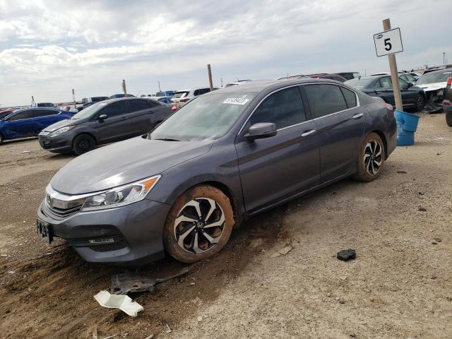 1HGCR2F93GA125942 - 2016 HONDA ACCORD EXL GRAY photo 1