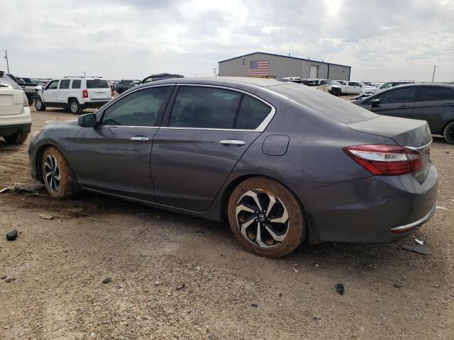 1HGCR2F93GA125942 - 2016 HONDA ACCORD EXL GRAY photo 2