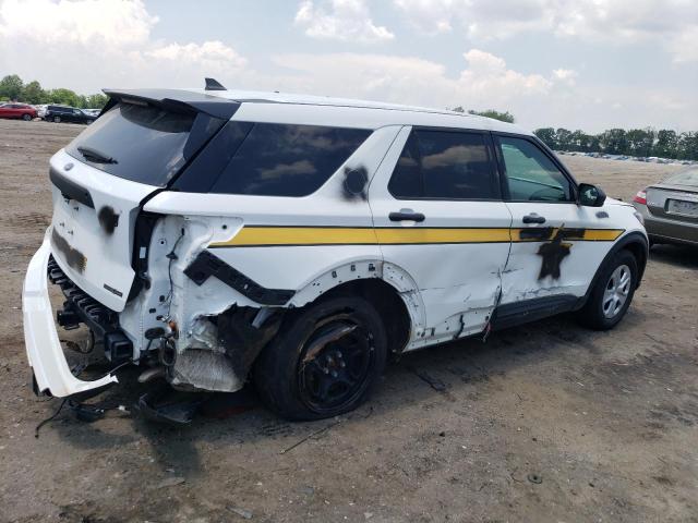1FM5K8ABXNGA02458 - 2022 FORD EXPLORER POLICE INTERCEPTOR 白色 照片 3