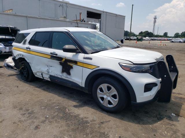 1FM5K8ABXNGA02458 - 2022 FORD EXPLORER POLICE INTERCEPTOR 白色 照片 4