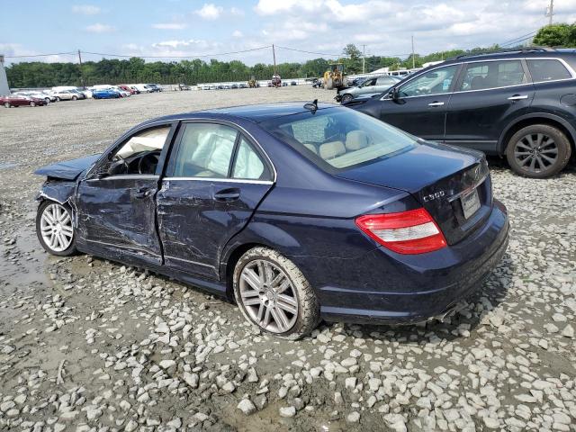 WDDGF81X49F329128 - 2009 MERCEDES-BENZ C 300 4MATIC BLUE photo 2
