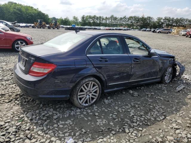 WDDGF81X49F329128 - 2009 MERCEDES-BENZ C 300 4MATIC BLUE photo 3