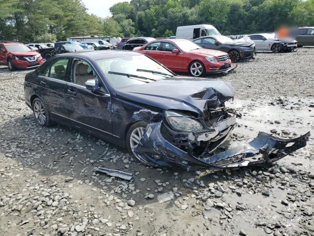 WDDGF81X49F329128 - 2009 MERCEDES-BENZ C 300 4MATIC BLUE photo 4