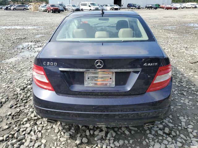 WDDGF81X49F329128 - 2009 MERCEDES-BENZ C 300 4MATIC BLUE photo 6