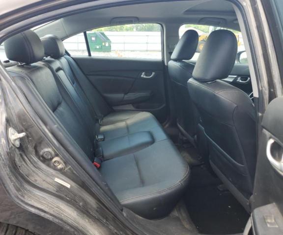 2HGFB2F93EH540792 - 2014 HONDA CIVIC EXL ყავისფერი ფოტო 10