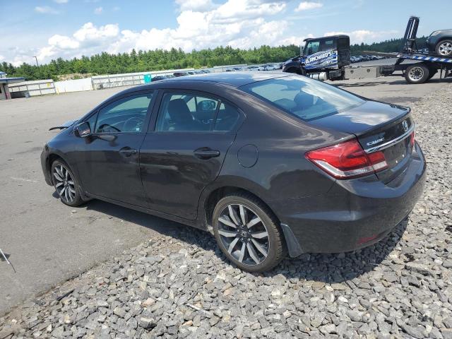 2HGFB2F93EH540792 - 2014 HONDA CIVIC EXL ყავისფერი ფოტო 2