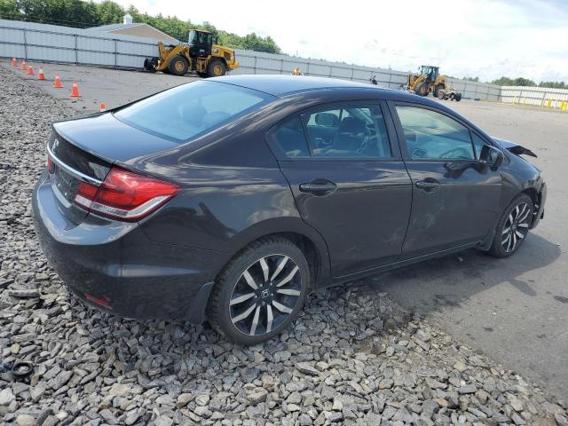 2HGFB2F93EH540792 - 2014 HONDA CIVIC EXL ყავისფერი ფოტო 3