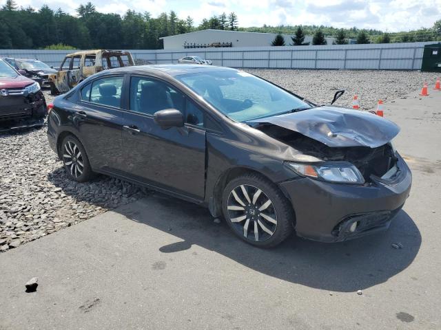 2HGFB2F93EH540792 - 2014 HONDA CIVIC EXL ყავისფერი ფოტო 4