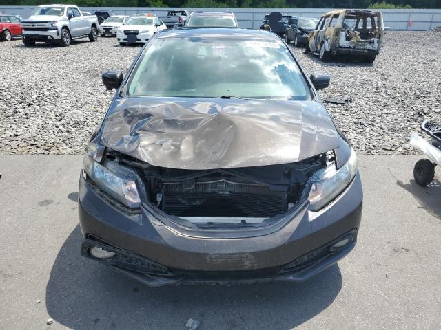 2HGFB2F93EH540792 - 2014 HONDA CIVIC EXL ყავისფერი ფოტო 5