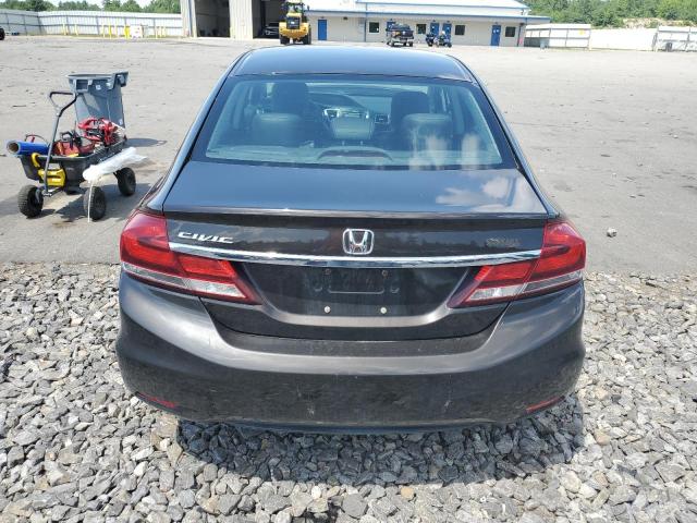 2HGFB2F93EH540792 - 2014 HONDA CIVIC EXL ყავისფერი ფოტო 6