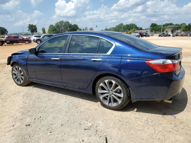 1HGCR2F53FA142655 - 2015 HONDA ACCORD SPORT BLUE photo 2