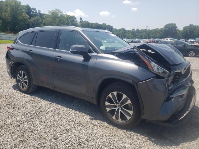 5TDGZRAH6LS014192 - 2020 TOYOTA HIGHLANDER XLE GRAY photo 4