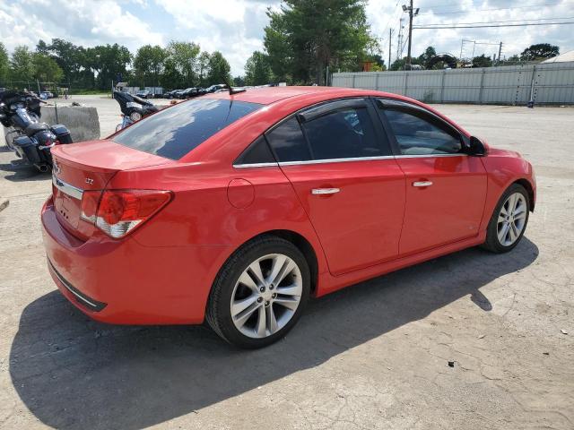 1G1PG5SB2E7400767 - 2014 CHEVROLET CRUZE LTZ RED photo 3