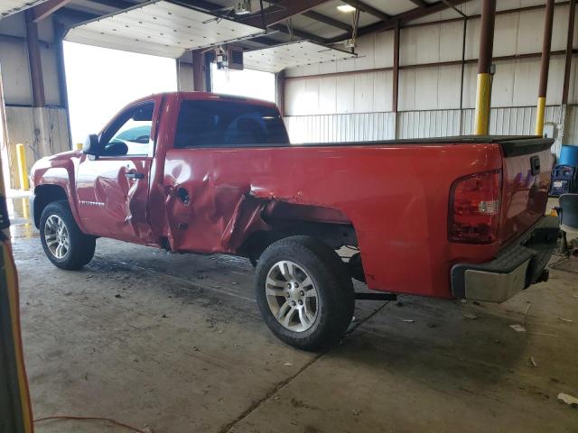 1GCEC14X07Z651631 - 2007 CHEVROLET SILVER1500 C1500 CLASSIC RED photo 2