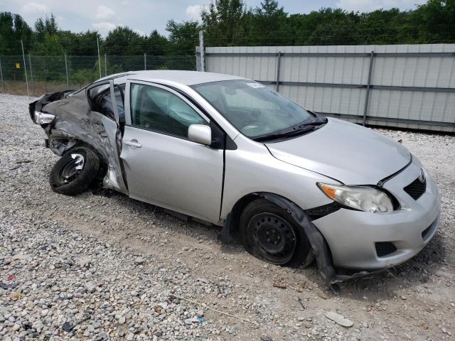 1NXBU4EE6AZ184441 - 2010 TOYOTA COROLLA BASE SILVER photo 4