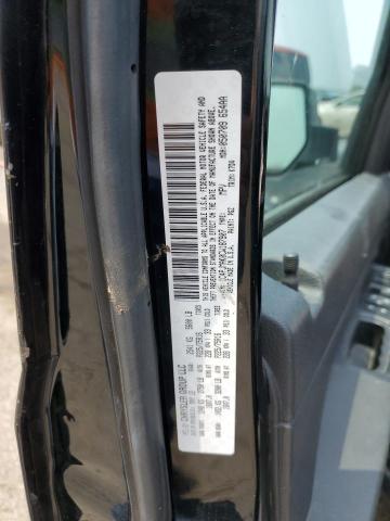 1C4PJMAK0CW187907 - 2012 JEEP LIBERTY SPORT BLACK photo 12