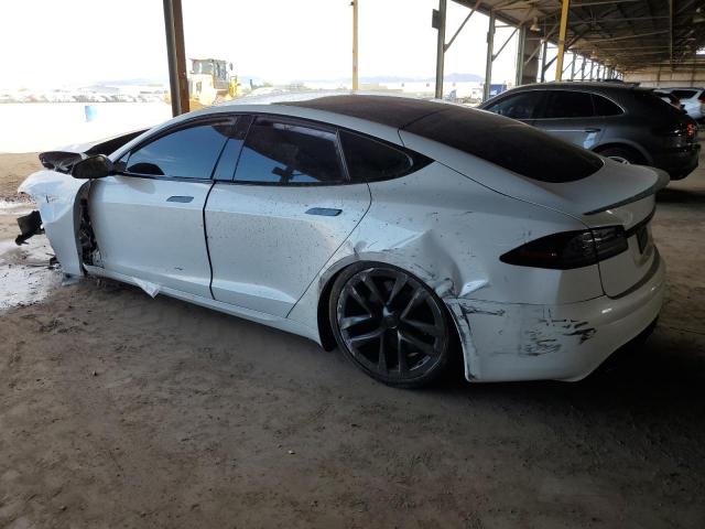 5YJSA1E64NF490461 - 2022 TESLA MODEL S 白色 照片 2