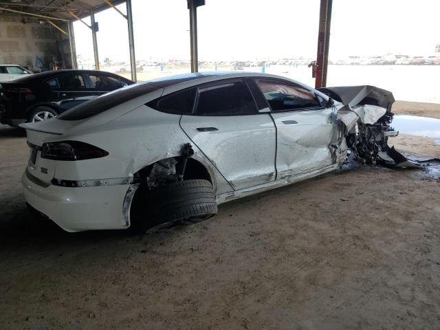 5YJSA1E64NF490461 - 2022 TESLA MODEL S 白色 照片 3