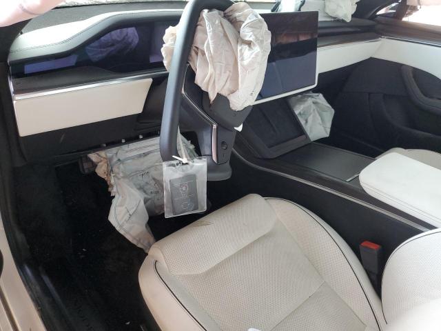 5YJSA1E64NF490461 - 2022 TESLA MODEL S 白色 照片 8