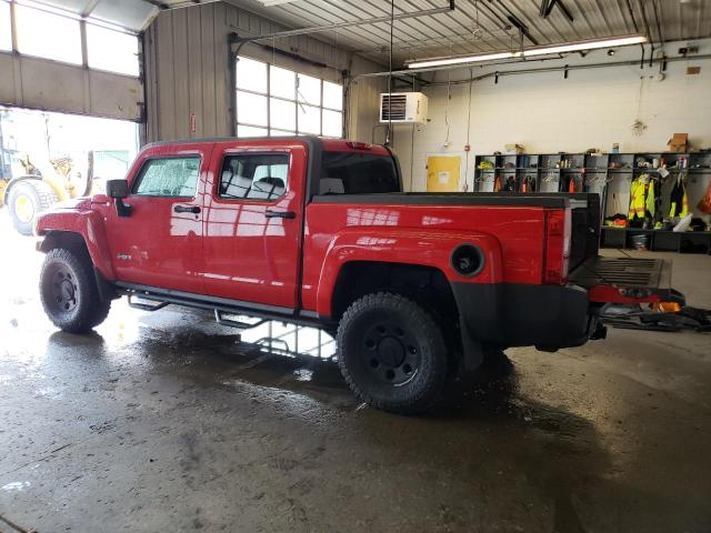 5GNEN13E798158631 - 2009 HUMMER H3T RED photo 2