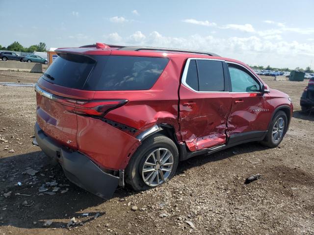 1GNEVGKW8PJ169048 - 2023 CHEVROLET TRAVERSE LT 红色 照片 3