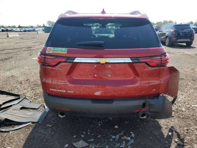 1GNEVGKW8PJ169048 - 2023 CHEVROLET TRAVERSE LT 红色 照片 6