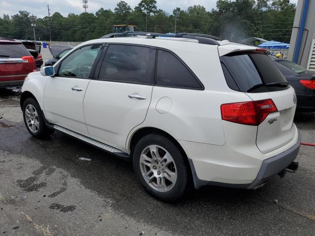 2HNYD284X8H504177 - 2008 ACURA MDX TECHNOLOGY WHITE photo 2