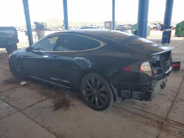 5YJSA1E45GF142105 - 2016 TESLA MODEL S BLACK photo 2