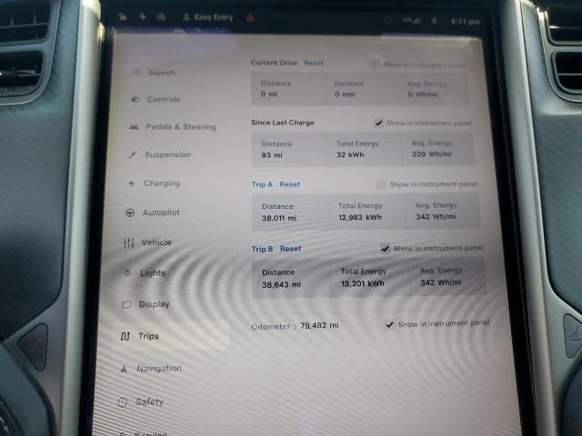 5YJSA1E49JF270337 - 2018 TESLA MODEL S Qara foto 9