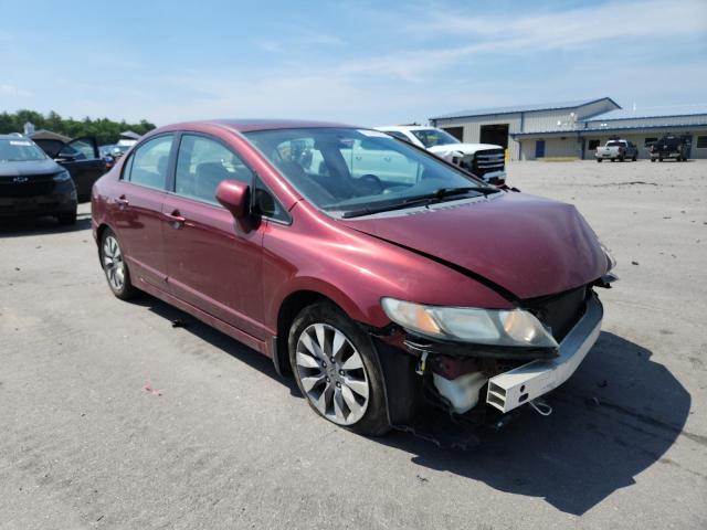 2HGFA1F91AH525618 - 2010 HONDA CIVIC EXL RED photo 4