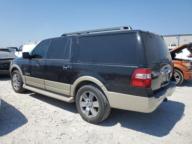 1FMFK175X7LA99555 - 2007 FORD EXPEDITION EL EDDIE BAUER BLACK photo 2