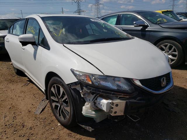 19XFB2F83EE052041 - 2014 HONDA CIVIC EX WHITE photo 1