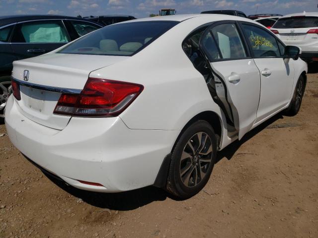 19XFB2F83EE052041 - 2014 HONDA CIVIC EX WHITE photo 4