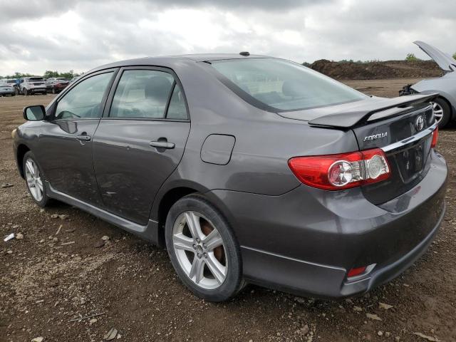 5YFBU4EE1DP170727 - 2013 TOYT COROLLA BASE ნაცრისფერი ფოტო 2