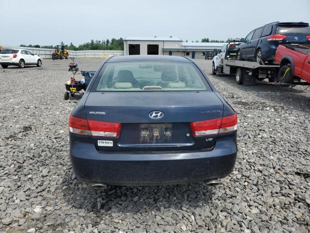 5NPEU46FX6H054155 - 2006 HYUNDAI SONATA GLS BLUE photo 6