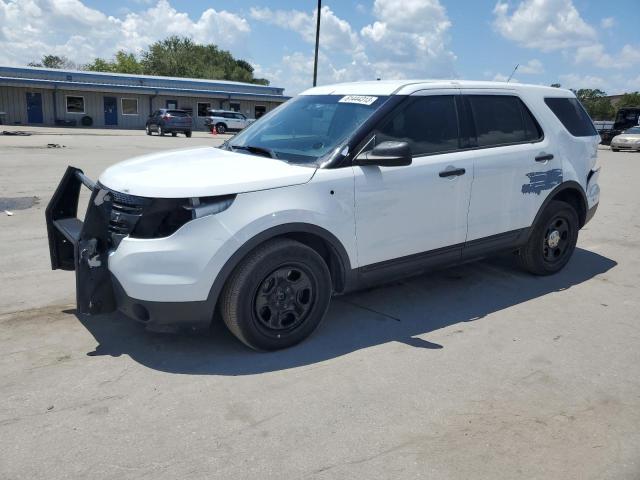 1FM5K8AR8FGA66187 - 2015 FORD EXPLORER POLICE INTERCEPTOR WHITE photo 1