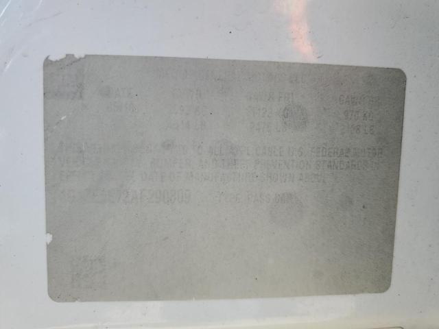 1G1ZE5E72AF290809 - 2010 CHEVROLET MALIBU LTZ თეთრი ფოტო 12