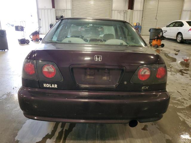 1HGEJ8642YL022699 - 2000 HONDA CIVIC EX BURGUNDY photo 6