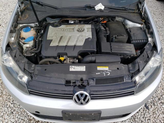 3VWML7AJ2EM610458 - 2014 VOLKSWAGEN JETTA TDI GRAY photo 11