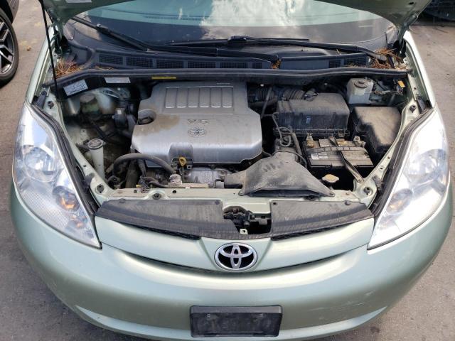 5TDBK23CX8S018745 - 2008 TOYOTA SIENNA LE GREEN photo 12