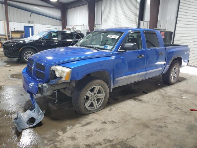 1D7HW48J97S146956 - 2007 DODGE DAKOTA QUAD SLT BLUE photo 1