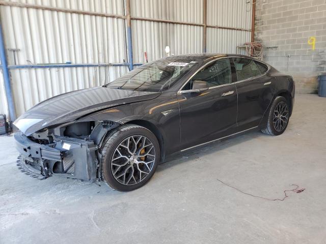5YJSA1E20FF113091 - 2015 TESLA MODEL S Մոխրագույն լուսանկար 1