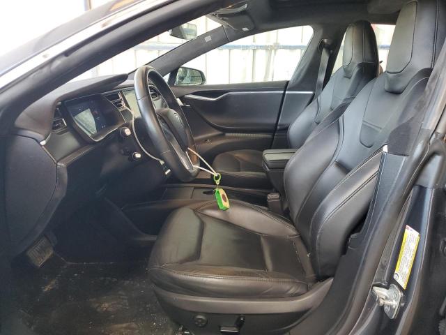 5YJSA1E20FF113091 - 2015 TESLA MODEL S Մոխրագույն լուսանկար 7