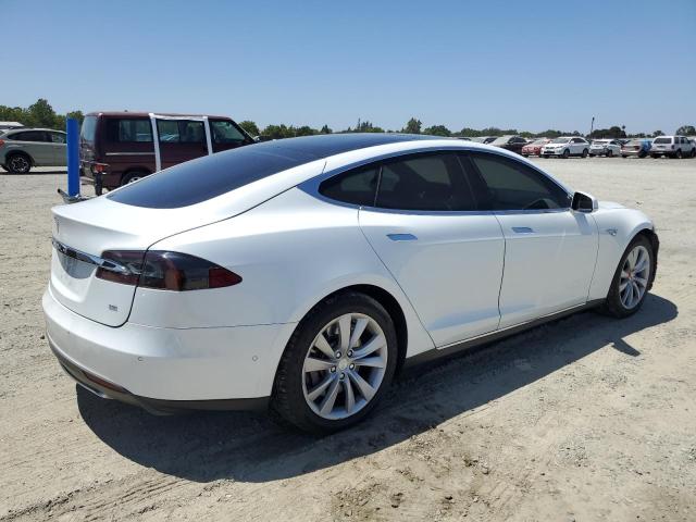 5YJSA1H19EFP58677 - 2014 TESLA MODEL S WHITE photo 3