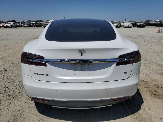 5YJSA1H19EFP58677 - 2014 TESLA MODEL S WHITE photo 6