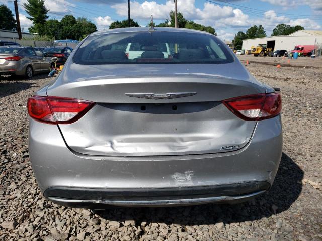 1C3CCCAB2GN101564 - 2016 CHRYSLER 200 LIMITED SILVER photo 6