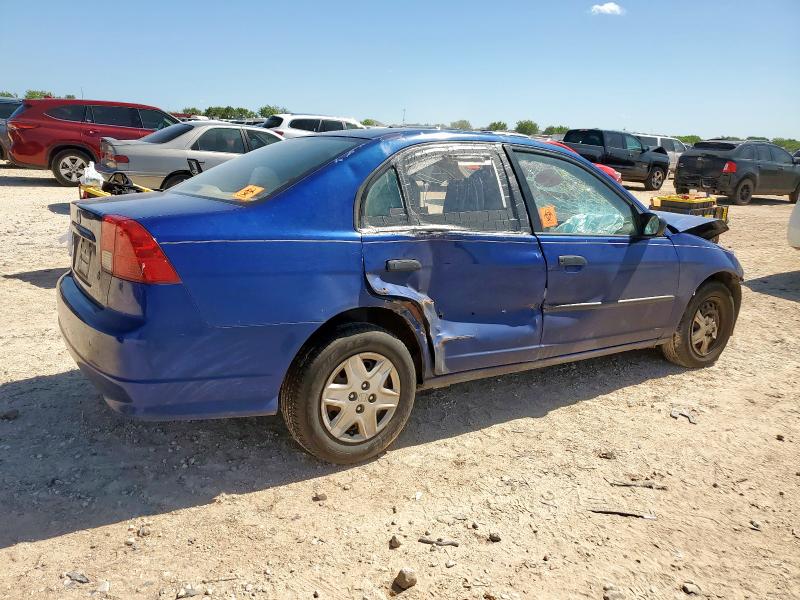 2HGES16345H558638 - 2005 HONDA CIVIC DX VP BLUE photo 3